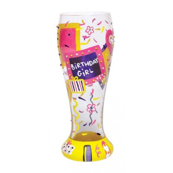 Birthday Girl Beer Glass (650ml)