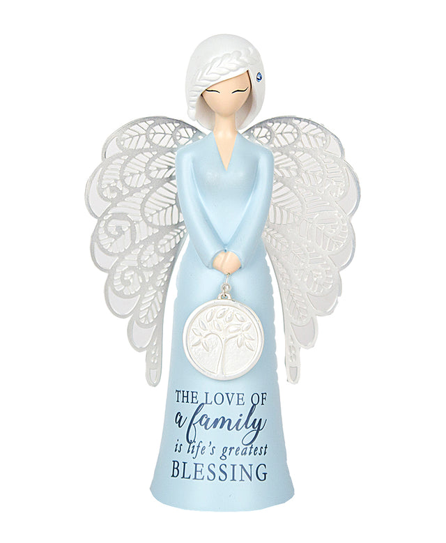 The Love of a Family Angel Figurine