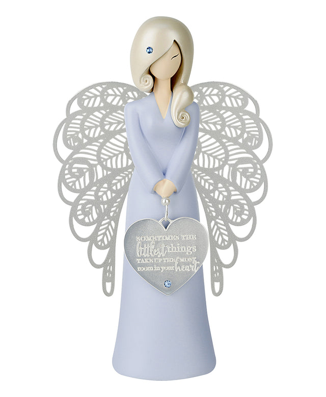 Sometimes the Little Things Angel Figurine - Blue