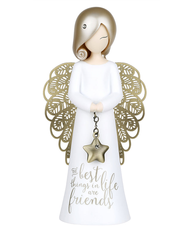 The Best Thing in Life Are Friends Angel Figurine