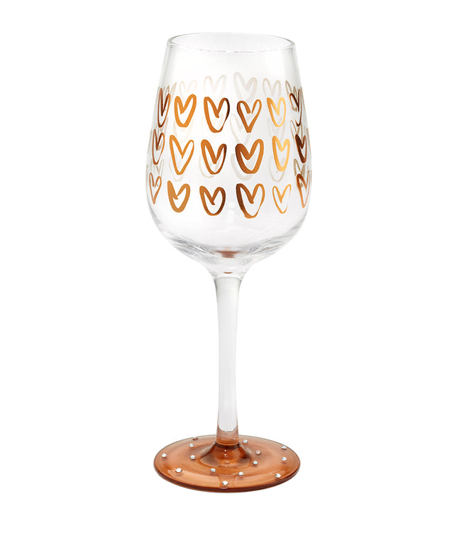 Heart To Heart Wine Glass (Emma Kate)