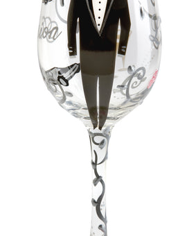 Groom Standard Wedding Wine Glass