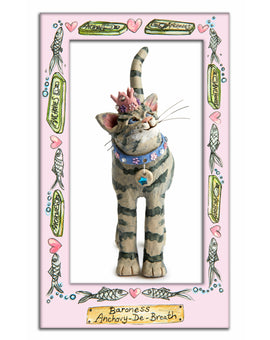 Baroness Anchovy De Breath Tea Towel