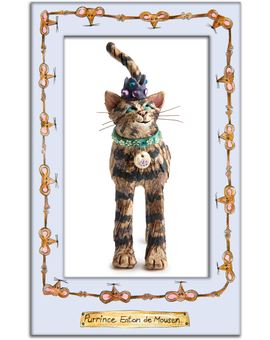 Purrince Eaton De Mousen Tea Towel