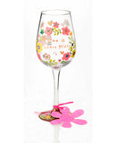 Home is Where Mum Is Wine Glass (Papersalad)