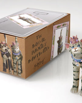 Baroness Anchovy De Breath Cat Figurine