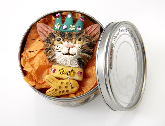 Lord Downtown Tabby Fridge Magnet