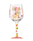 Birthday Girl Wine Glass (Papersalad)