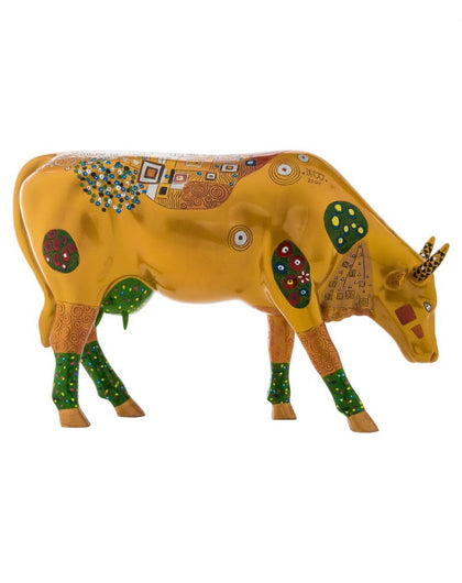 Klimt Cow Figurine
