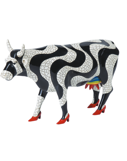 Paraiso Tropical Cow Figurine (Large)
