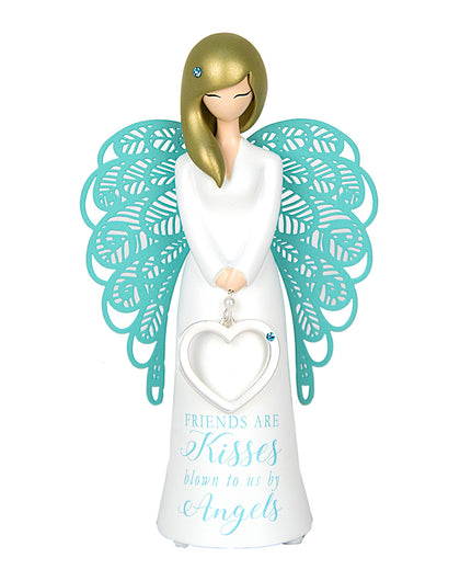 Friends Are Kisses Angel Figurine