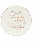 Good Friends Are Like Stars Trinket Dish