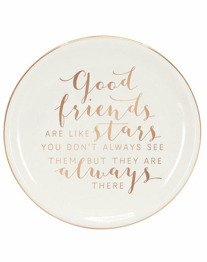 Good Friends Are Like Stars Trinket Dish