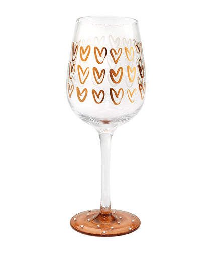 Heart To Heart Wine Glass (Emma Kate)