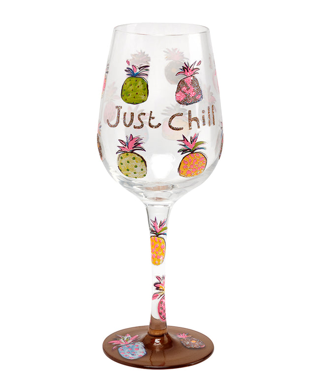 Just Chill Wine Glass (Papersalad)