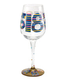 Here's To You 18th Birthday Wine Glass (Papersalad)