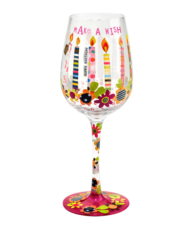 Make A Wish Wine Glass (Papersalad)