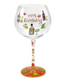 Happy Birthday Gin Glass (Papersalad)