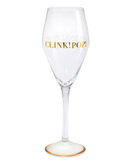 Clink! Pop! Fizz! Prosecco Glass (Megan Claire)