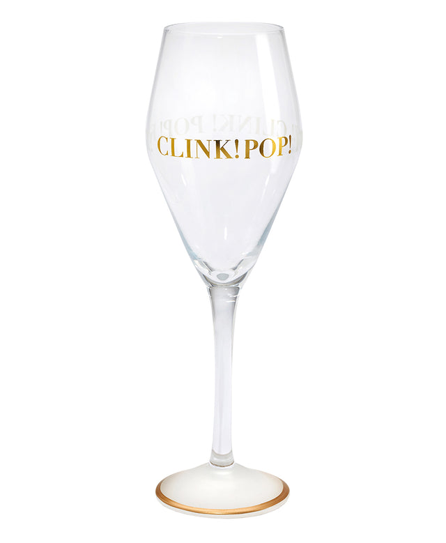 Clink! Pop! Fizz! Prosecco Glass (Megan Claire)