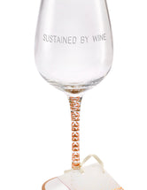 Mother Powered By Love Wine Glass (Megan Claire)