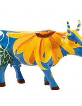 Udderly Sunflowers Cow Figurine