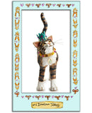 Lord Downtown Tabby Tea Towel