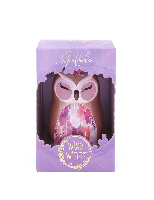 Gratitude Wise Wings Owl Figurine