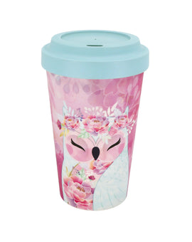 Wisdom Wise Wings Bamboo Travel Mug