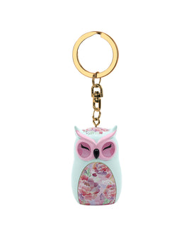 Wisdom Wise Wings Owl Keychain