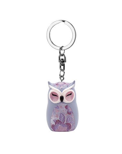 Knowing Yourself Wise Wings Owl Keychain