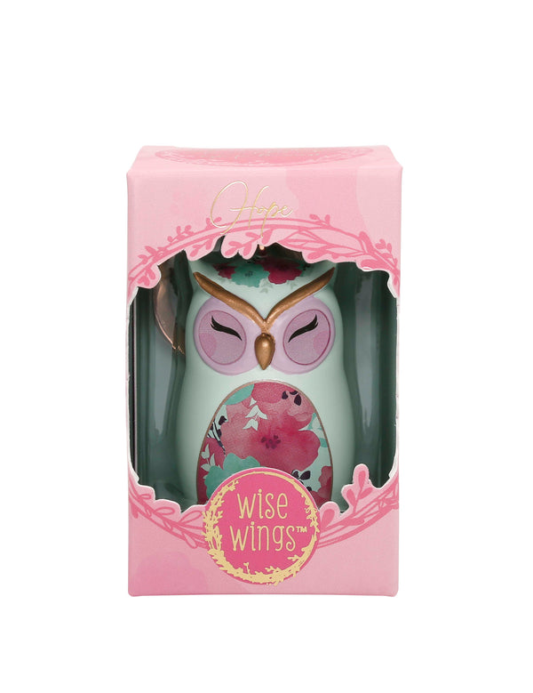 Learn From Yesterday Wise Wings Owl Keychain