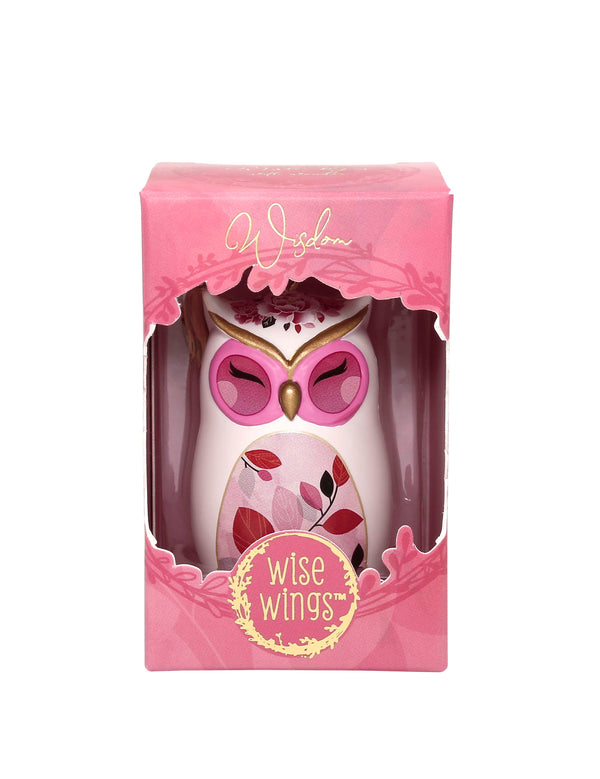 Wisdom Begins with Wonder Wise Wings Owl Keychain