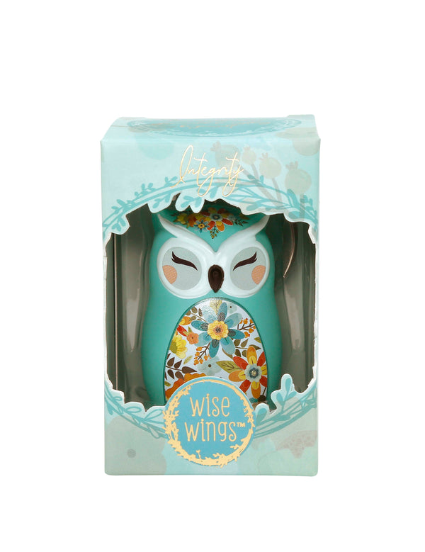 Be Yourself Wise Wings Owl Keychain