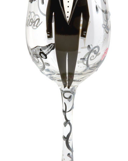 Groom Standard Wedding Wine Glass
