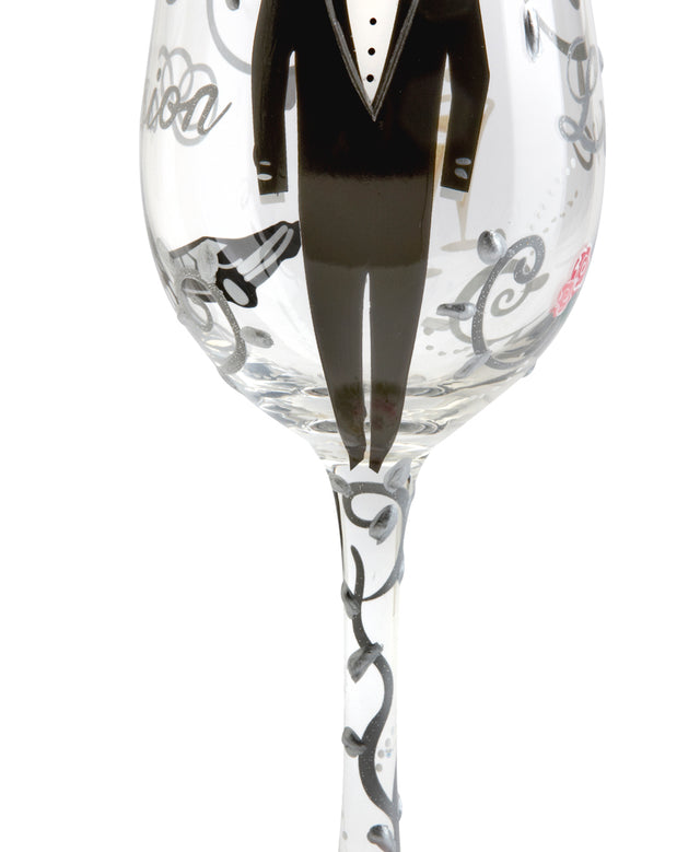 Groom Standard Wedding Wine Glass