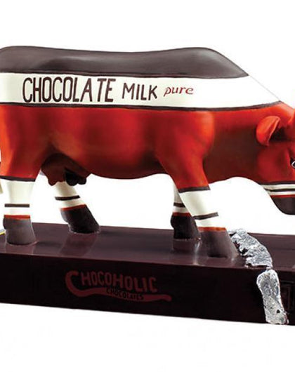 Chocoholic Cow Figurine