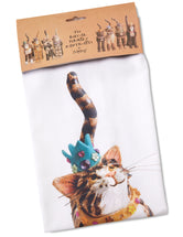 Lord Downtown Tabby Tea Towel